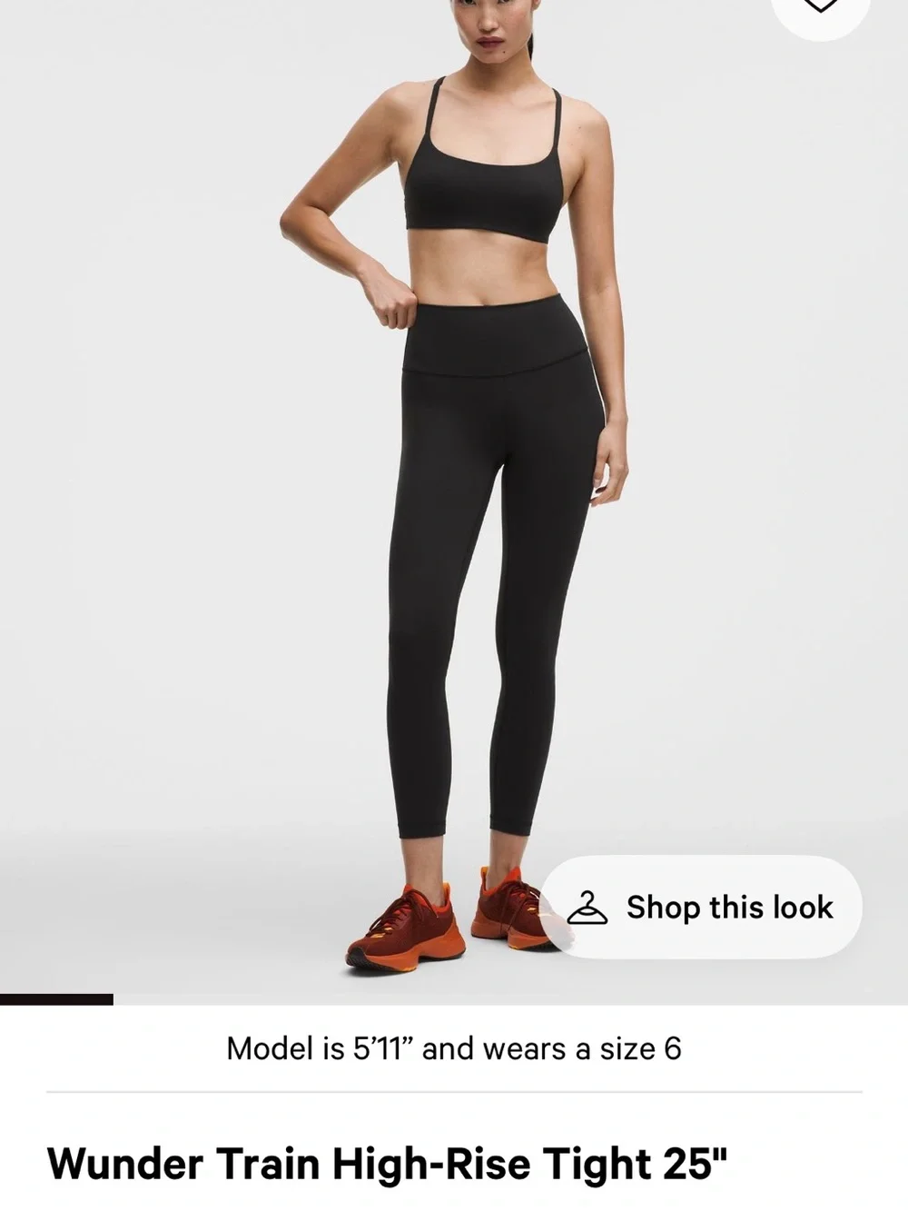 lululemon athletica Black High-Rise Performance Leggings